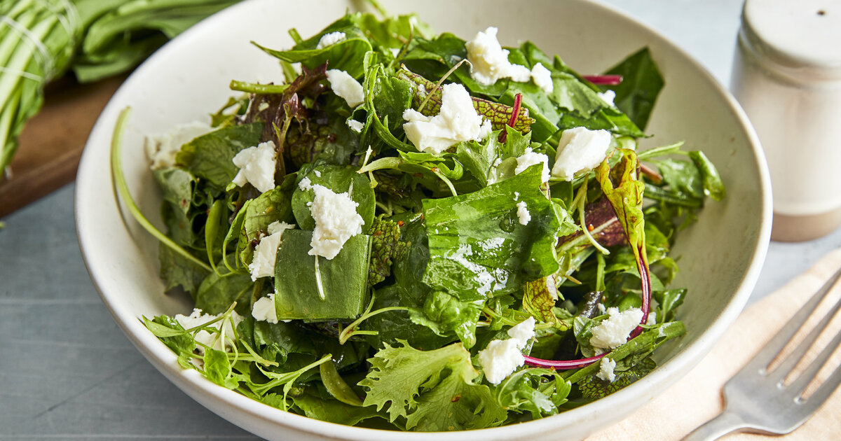 Bärlauch-Salat – mit genial-würzigem Dressing | Einfach Kochen